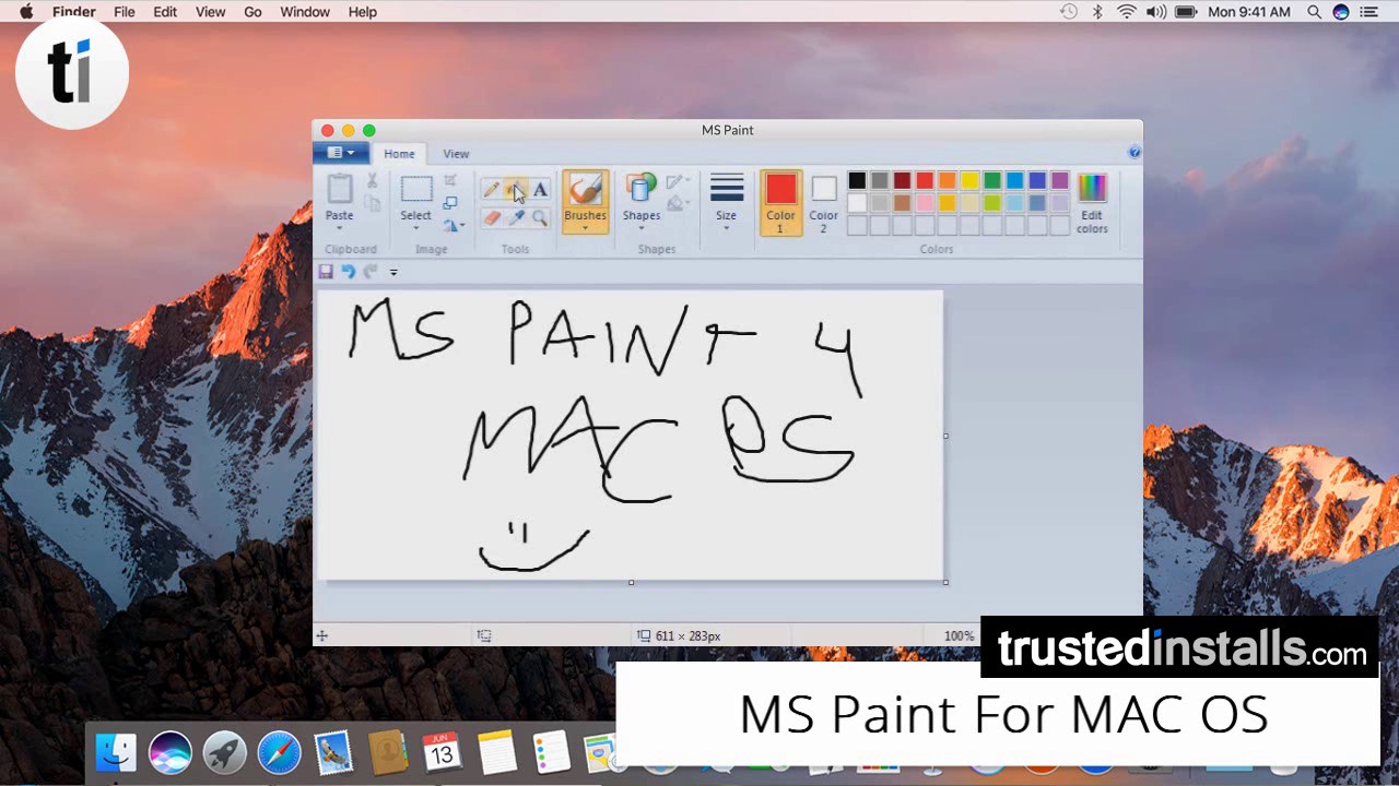 version of paint for mac